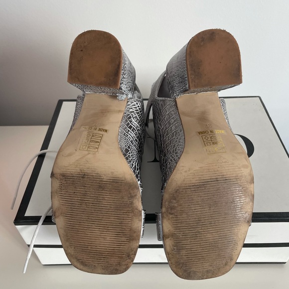 Senso Rhiannon silver lace up heels Size 7 - Picture 3 of 7